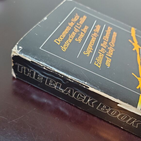 The Black Book ed. Ilya Ehrenburg Soviet Jew WW2 1981 Paperback - Picture 13 of 15